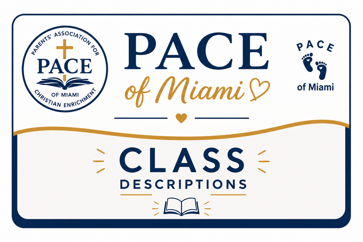 PACE Homeschool Classes – Christian Homeschool Co-op in Miami